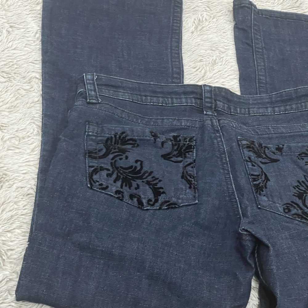 Lee Women's Deep Indigo Straight Leg Jeans - Picture 3 of 7